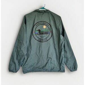 Off the Wall Jacket - Only Vans - Midnight Marshes Loon Society Windbreaker Sz M